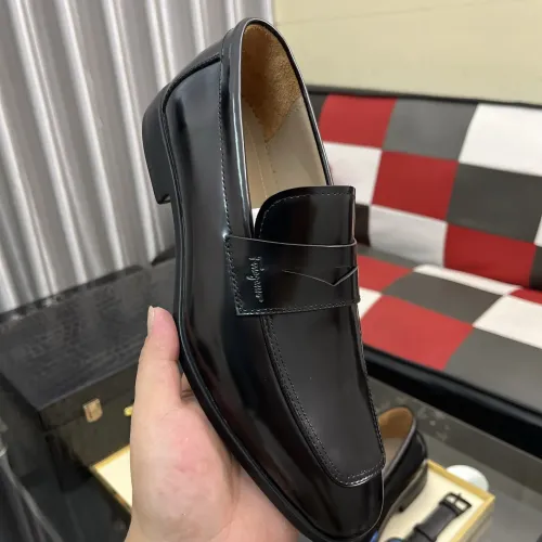 Cheap Salvatore Ferragamo Leather Shoes For Men #1392084 Replica Wholesale [$108.00 USD] [ITEM#1392084] on Replica Salvatore Ferragamo Leather Shoes