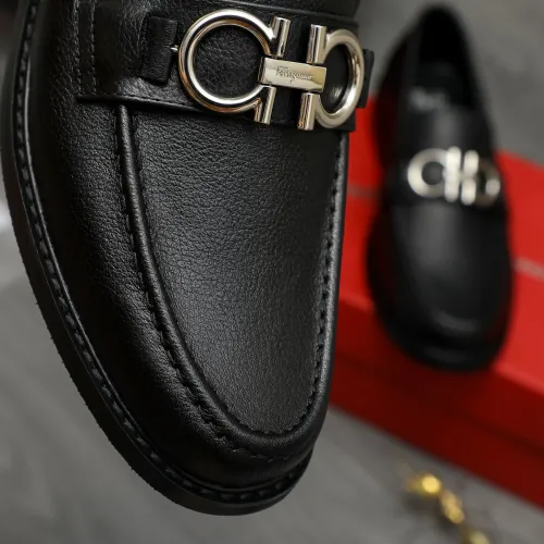 Cheap Salvatore Ferragamo Leather Shoes For Men #1392087 Replica Wholesale [$85.00 USD] [ITEM#1392087] on Replica Salvatore Ferragamo Leather Shoes