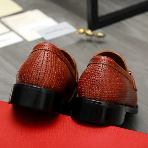 Cheap Salvatore Ferragamo Leather Shoes For Men #1392088 Replica Wholesale [$85.00 USD] [ITEM#1392088] on Replica Salvatore Ferragamo Leather Shoes