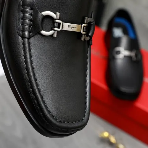 Cheap Salvatore Ferragamo Leather Shoes For Men #1392090 Replica Wholesale [$92.00 USD] [ITEM#1392090] on Replica Salvatore Ferragamo Leather Shoes