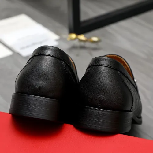 Cheap Salvatore Ferragamo Leather Shoes For Men #1392091 Replica Wholesale [$92.00 USD] [ITEM#1392091] on Replica Salvatore Ferragamo Leather Shoes