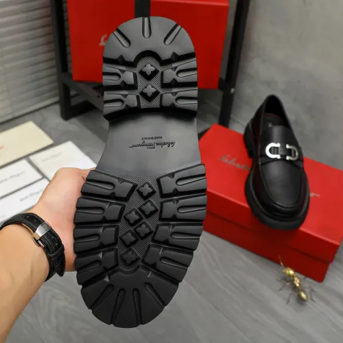 Cheap Salvatore Ferragamo Leather Shoes For Men #1392104 Replica Wholesale [$112.00 USD] [ITEM#1392104] on Replica Salvatore Ferragamo Leather Shoes