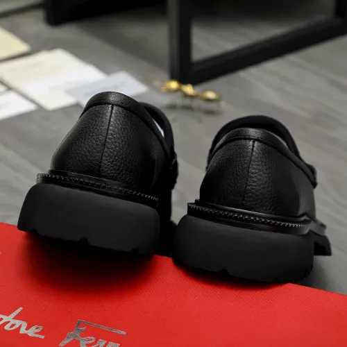 Cheap Salvatore Ferragamo Leather Shoes For Men #1392104 Replica Wholesale [$112.00 USD] [ITEM#1392104] on Replica Salvatore Ferragamo Leather Shoes