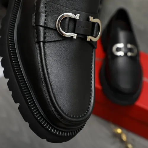 Cheap Salvatore Ferragamo Leather Shoes For Men #1392105 Replica Wholesale [$112.00 USD] [ITEM#1392105] on Replica Salvatore Ferragamo Leather Shoes