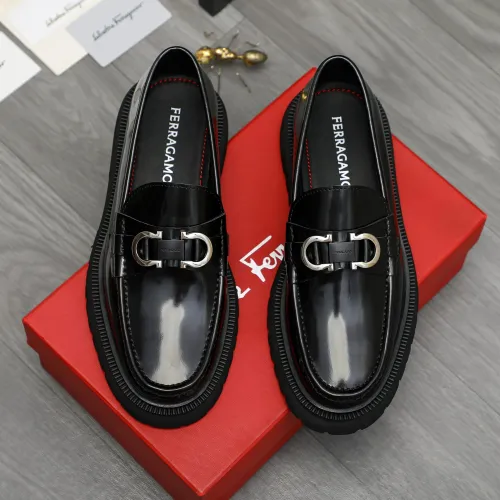 Cheap Salvatore Ferragamo Leather Shoes For Men #1392109 Replica Wholesale [$112.00 USD] [ITEM#1392109] on Replica Salvatore Ferragamo Leather Shoes