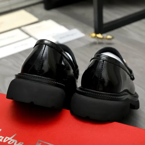Cheap Salvatore Ferragamo Leather Shoes For Men #1392109 Replica Wholesale [$112.00 USD] [ITEM#1392109] on Replica Salvatore Ferragamo Leather Shoes