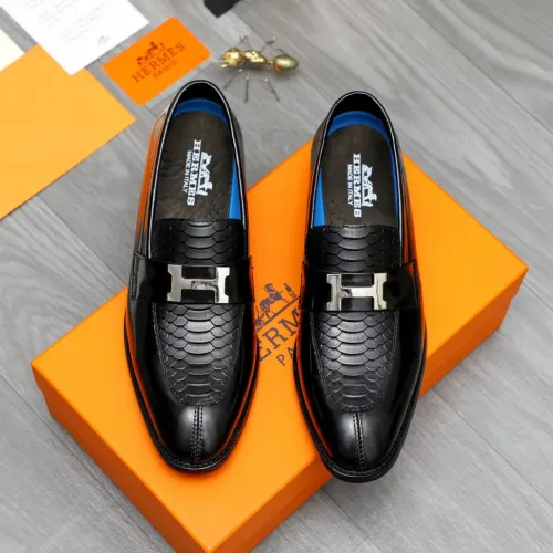 Cheap Hermes Leather Shoes For Men #1392117 Replica Wholesale [$92.00 USD] [ITEM#1392117] on Replica Hermes Leather Shoes