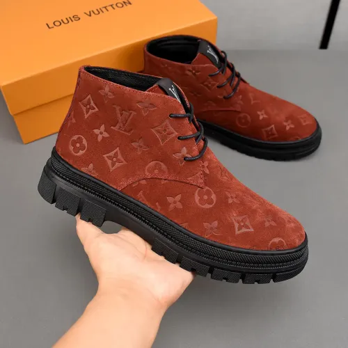 Cheap Louis Vuitton Boots For Men #1392147 Replica Wholesale [$92.00 USD] [ITEM#1392147] on Replica Louis Vuitton Boots