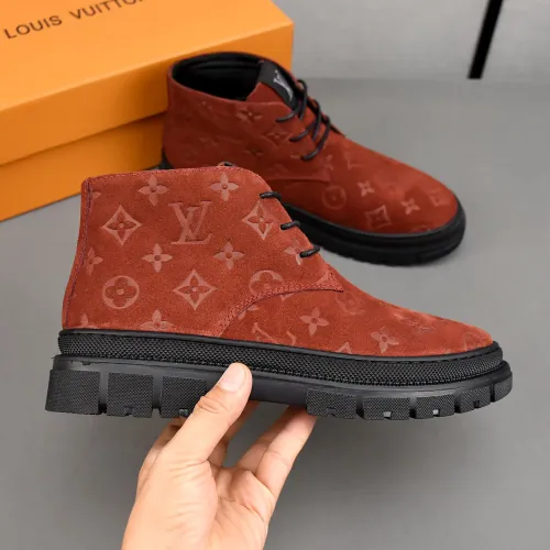 Cheap Louis Vuitton Boots For Men #1392147 Replica Wholesale [$92.00 USD] [ITEM#1392147] on Replica Louis Vuitton Boots