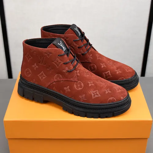 Cheap Louis Vuitton Boots For Men #1392147 Replica Wholesale [$92.00 USD] [ITEM#1392147] on Replica Louis Vuitton Boots