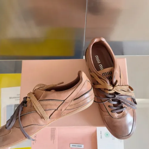 Cheap MIU MIU Casual Shoes For Women #1392232 Replica Wholesale [$125.00 USD] [ITEM#1392232] on Replica MIU MIU Casual Shoes