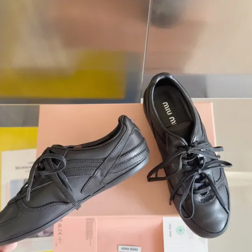 Cheap MIU MIU Casual Shoes For Women #1392233 Replica Wholesale [$125.00 USD] [ITEM#1392233] on Replica MIU MIU Casual Shoes