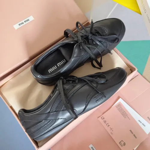 Cheap MIU MIU Casual Shoes For Women #1392233 Replica Wholesale [$125.00 USD] [ITEM#1392233] on Replica MIU MIU Casual Shoes