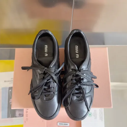 Cheap MIU MIU Casual Shoes For Women #1392233 Replica Wholesale [$125.00 USD] [ITEM#1392233] on Replica MIU MIU Casual Shoes