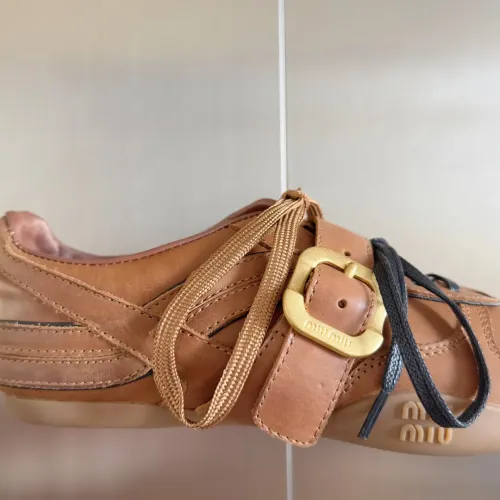 Cheap MIU MIU Casual Shoes For Women #1392237 Replica Wholesale [$125.00 USD] [ITEM#1392237] on Replica MIU MIU Casual Shoes