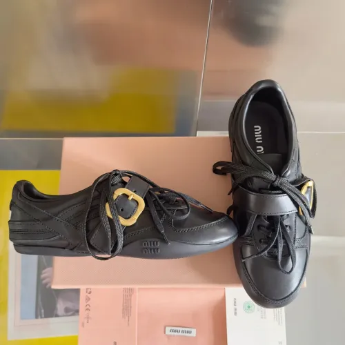 Cheap MIU MIU Casual Shoes For Women #1392238 Replica Wholesale [$125.00 USD] [ITEM#1392238] on Replica MIU MIU Casual Shoes