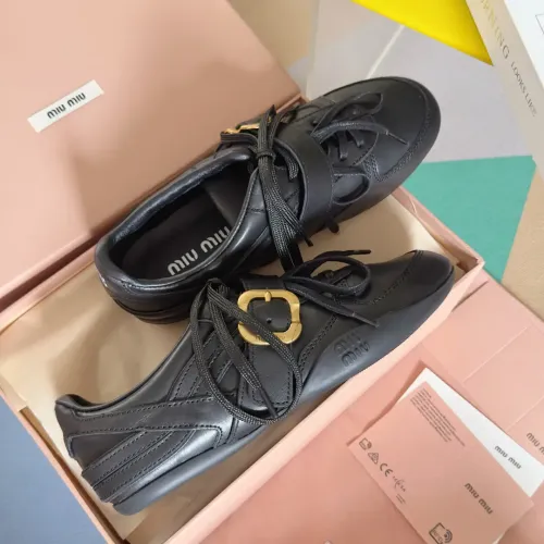 Cheap MIU MIU Casual Shoes For Women #1392238 Replica Wholesale [$125.00 USD] [ITEM#1392238] on Replica MIU MIU Casual Shoes