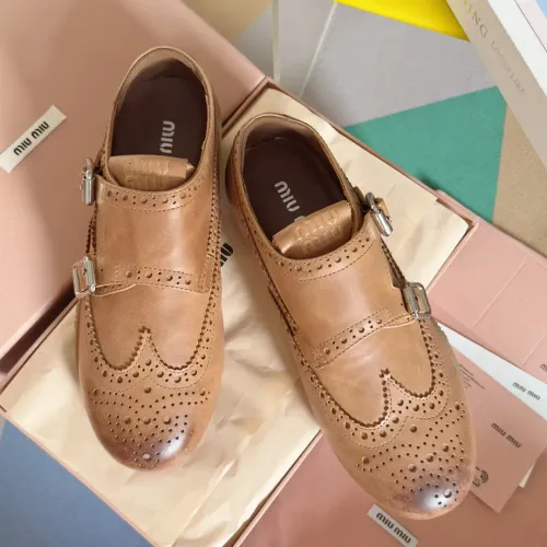 Cheap MIU MIU Casual Shoes For Women #1392239 Replica Wholesale [$125.00 USD] [ITEM#1392239] on Replica MIU MIU Casual Shoes