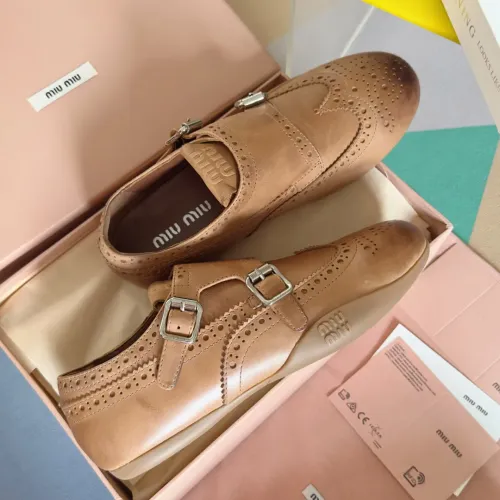 Cheap MIU MIU Casual Shoes For Women #1392239 Replica Wholesale [$125.00 USD] [ITEM#1392239] on Replica MIU MIU Casual Shoes