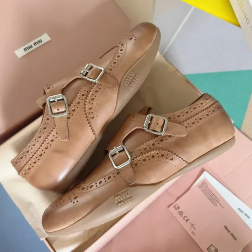 Cheap MIU MIU Casual Shoes For Women #1392239 Replica Wholesale [$125.00 USD] [ITEM#1392239] on Replica MIU MIU Casual Shoes