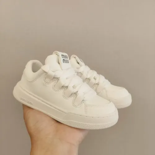 Cheap MIU MIU Kids' Shoes For Kids #1392296 Replica Wholesale [$68.00 USD] [ITEM#1392296] on Replica MIU MIU Kids' Shoes