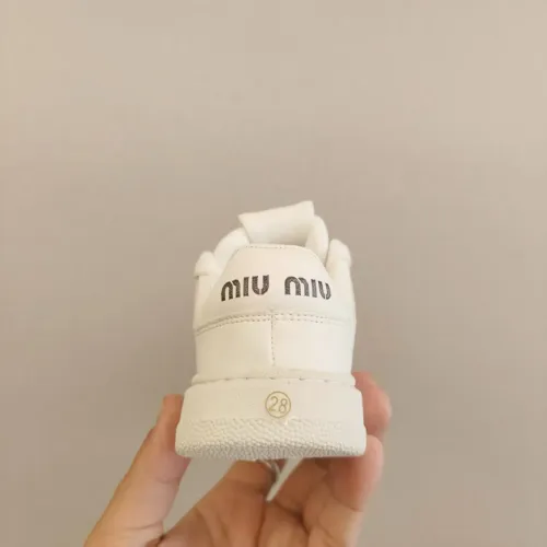 Cheap MIU MIU Kids' Shoes For Kids #1392296 Replica Wholesale [$68.00 USD] [ITEM#1392296] on Replica MIU MIU Kids' Shoes