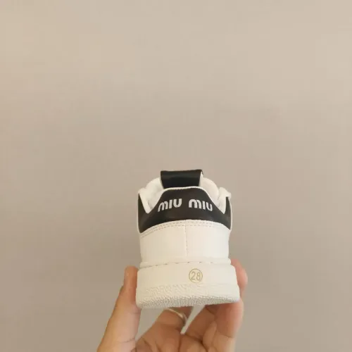 Cheap MIU MIU Kids' Shoes For Kids #1392297 Replica Wholesale [$68.00 USD] [ITEM#1392297] on Replica MIU MIU Kids' Shoes