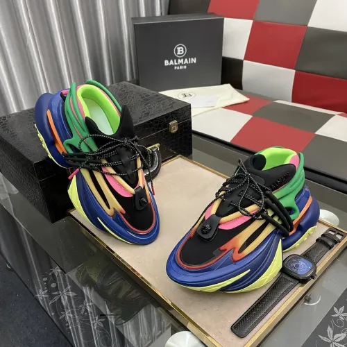 Cheap Balmain Casual Shoes For Men #1392457 Replica Wholesale [$140.00 USD] [ITEM#1392457] on Replica Balmain Casual Shoes