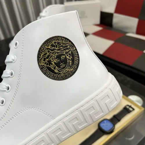 Cheap Versace High Tops Shoes For Men #1392488 Replica Wholesale [$80.00 USD] [ITEM#1392488] on Replica Versace High Tops Shoes