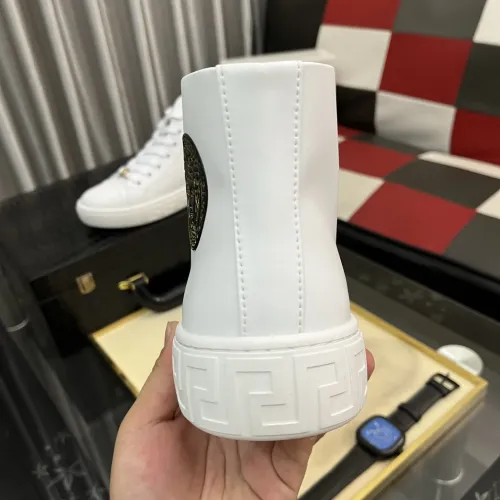 Cheap Versace High Tops Shoes For Men #1392488 Replica Wholesale [$80.00 USD] [ITEM#1392488] on Replica Versace High Tops Shoes