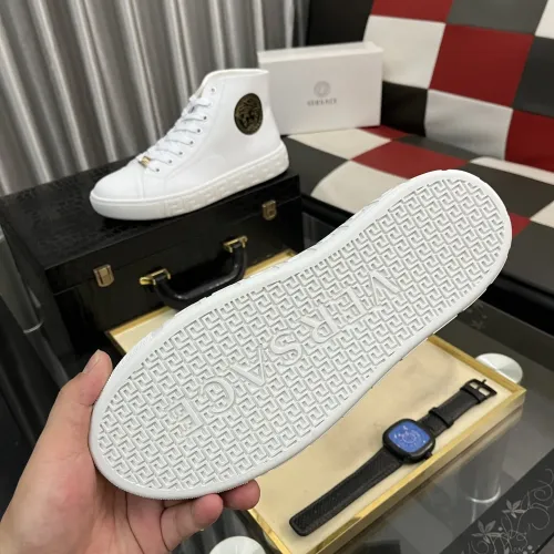 Cheap Versace High Tops Shoes For Men #1392488 Replica Wholesale [$80.00 USD] [ITEM#1392488] on Replica Versace High Tops Shoes