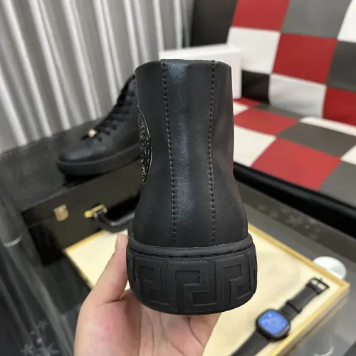 Cheap Versace High Tops Shoes For Men #1392489 Replica Wholesale [$80.00 USD] [ITEM#1392489] on Replica Versace High Tops Shoes