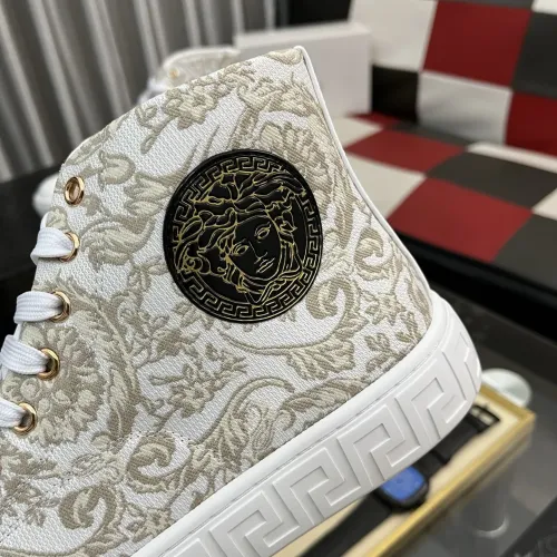 Cheap Versace High Tops Shoes For Men #1392490 Replica Wholesale [$80.00 USD] [ITEM#1392490] on Replica Versace High Tops Shoes