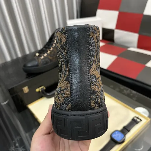 Cheap Versace High Tops Shoes For Men #1392492 Replica Wholesale [$80.00 USD] [ITEM#1392492] on Replica Versace High Tops Shoes