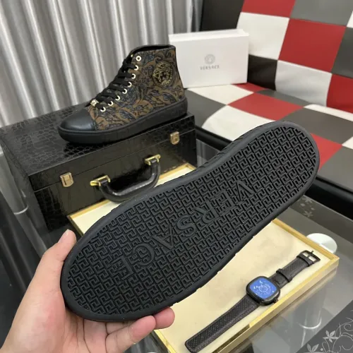 Cheap Versace High Tops Shoes For Men #1392492 Replica Wholesale [$80.00 USD] [ITEM#1392492] on Replica Versace High Tops Shoes