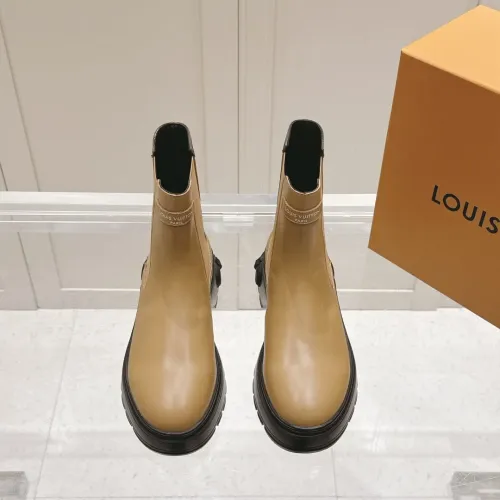 Cheap Louis Vuitton Boots For Women #1392607 Replica Wholesale [$130.00 USD] [ITEM#1392607] on Replica Louis Vuitton Boots