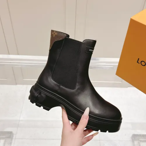 Cheap Louis Vuitton Boots For Women #1392608 Replica Wholesale [$130.00 USD] [ITEM#1392608] on Replica Louis Vuitton Boots