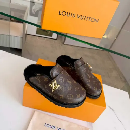 Cheap Louis Vuitton Slippers For Women #1392618 Replica Wholesale [$85.00 USD] [ITEM#1392618] on Replica Louis Vuitton Slippers
