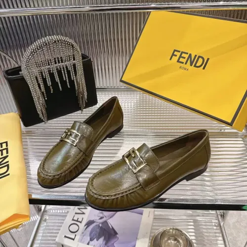 Cheap Fendi Leather Shoes For Women #1392621 Replica Wholesale [$102.00 USD] [ITEM#1392621] on Replica Fendi Leather Shoes