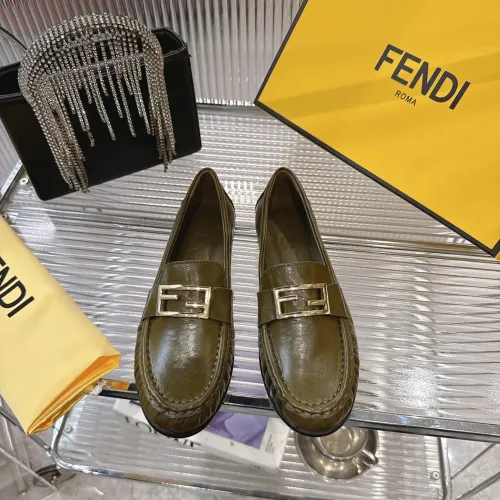 Cheap Fendi Leather Shoes For Women #1392621 Replica Wholesale [$102.00 USD] [ITEM#1392621] on Replica Fendi Leather Shoes