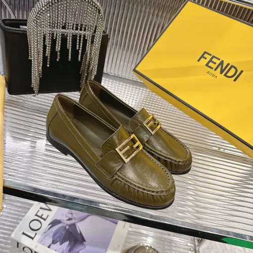 Cheap Fendi Leather Shoes For Women #1392621 Replica Wholesale [$102.00 USD] [ITEM#1392621] on Replica Fendi Leather Shoes