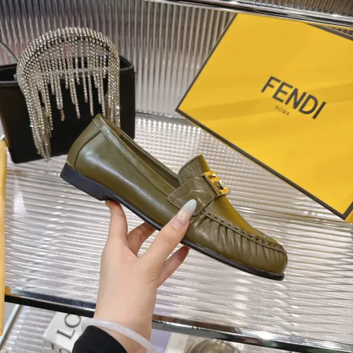Cheap Fendi Leather Shoes For Women #1392621 Replica Wholesale [$102.00 USD] [ITEM#1392621] on Replica Fendi Leather Shoes