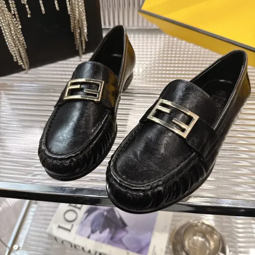 Cheap Fendi Leather Shoes For Women #1392622 Replica Wholesale [$102.00 USD] [ITEM#1392622] on Replica Fendi Leather Shoes