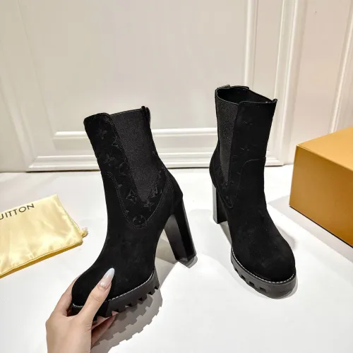 Cheap Louis Vuitton Boots For Women #1392624 Replica Wholesale [$115.00 USD] [ITEM#1392624] on Replica Louis Vuitton Boots