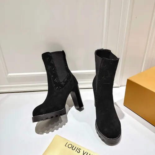 Cheap Louis Vuitton Boots For Women #1392624 Replica Wholesale [$115.00 USD] [ITEM#1392624] on Replica Louis Vuitton Boots