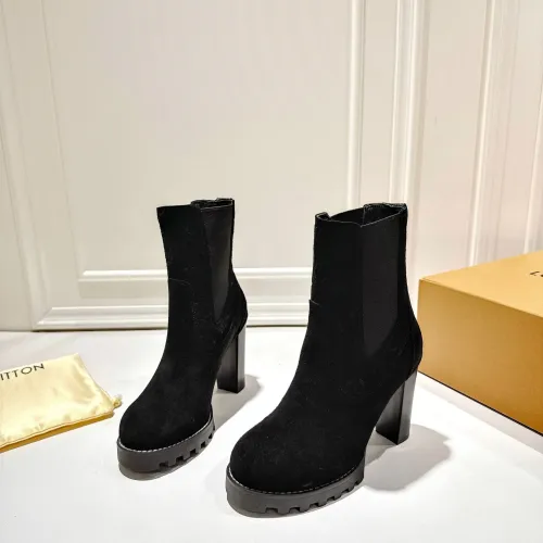 Cheap Louis Vuitton Boots For Women #1392624 Replica Wholesale [$115.00 USD] [ITEM#1392624] on Replica Louis Vuitton Boots