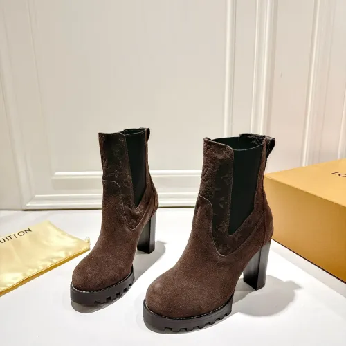 Cheap Louis Vuitton Boots For Women #1392625 Replica Wholesale [$115.00 USD] [ITEM#1392625] on Replica Louis Vuitton Boots