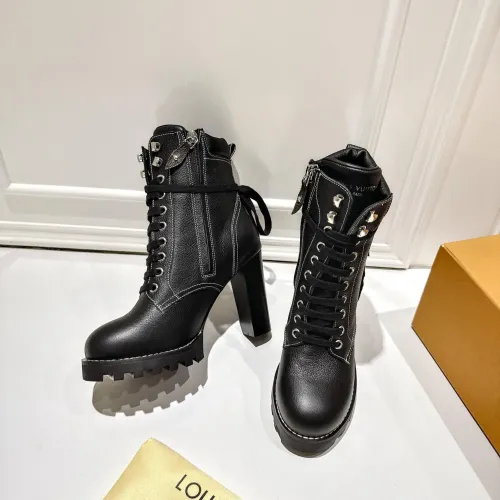 Cheap Louis Vuitton Boots For Women #1392628 Replica Wholesale [$128.00 USD] [ITEM#1392628] on Replica Louis Vuitton Boots