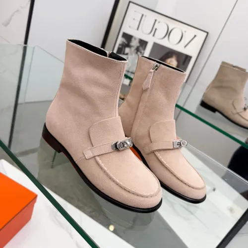 Cheap Hermes Boots For Women #1392665 Replica Wholesale [$145.00 USD] [ITEM#1392665] on Replica Hermes Boots
