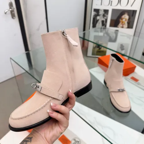 Cheap Hermes Boots For Women #1392665 Replica Wholesale [$145.00 USD] [ITEM#1392665] on Replica Hermes Boots